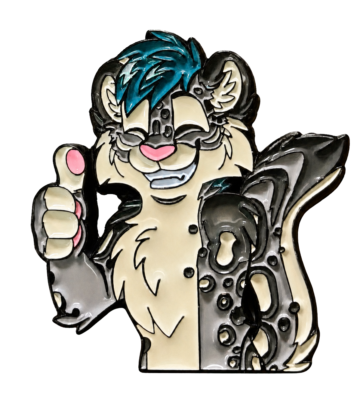 Frostbyte Snep enamel pin design
