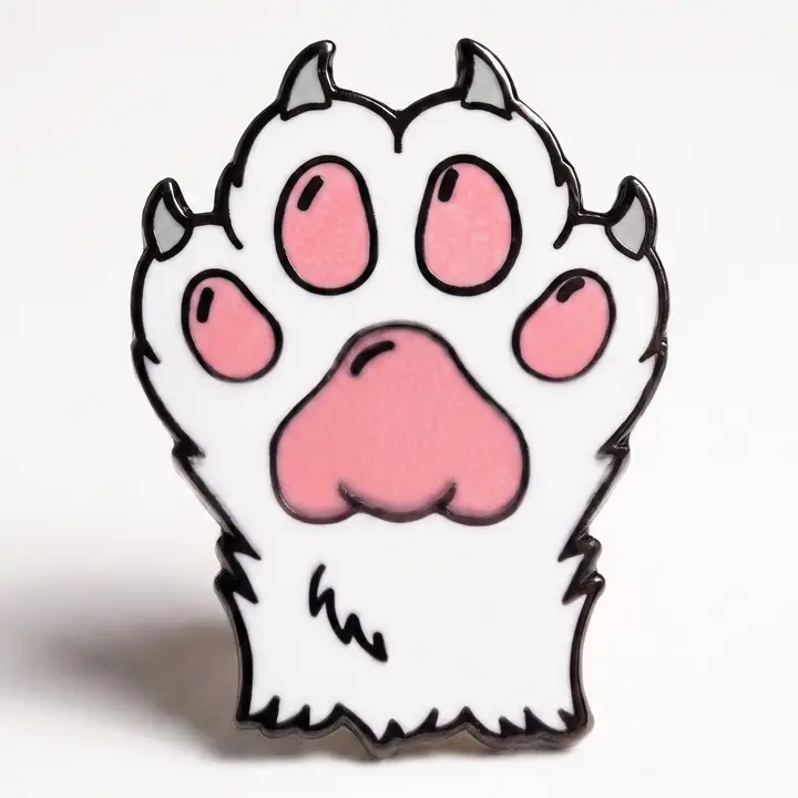 Kitten Paw enamel pin