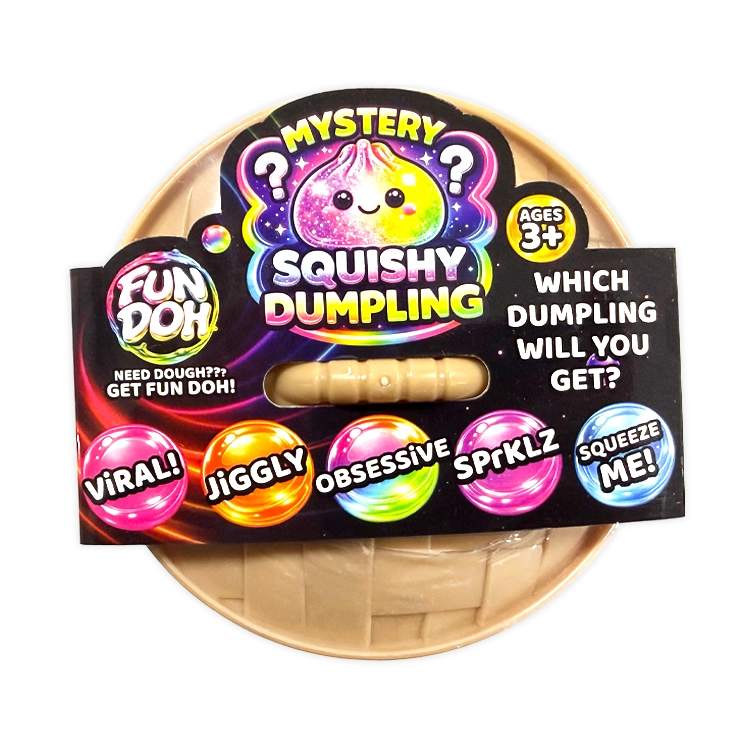 Fun Doh Mystery Dumpling Squishy Toy in its package