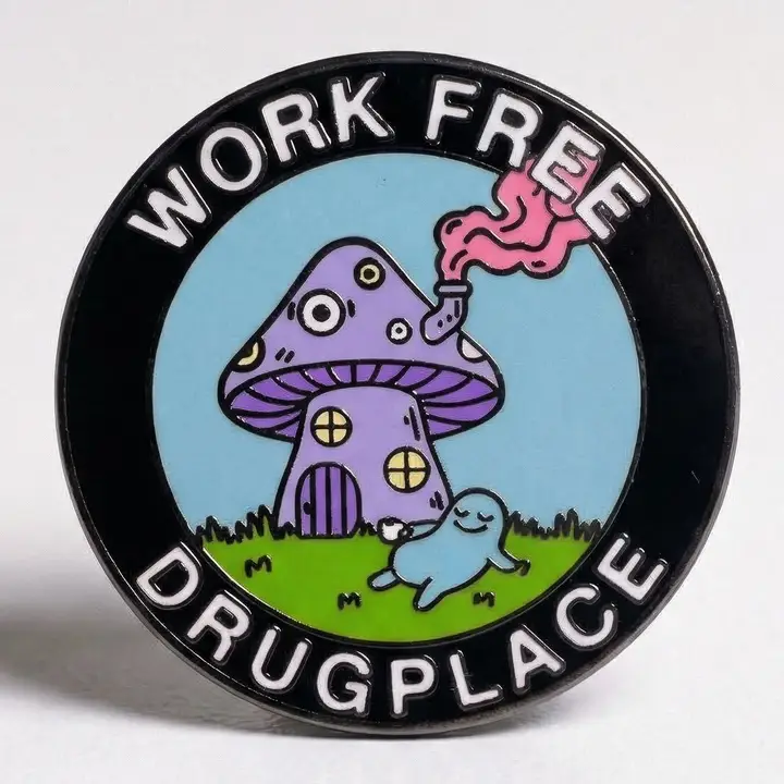 Work Free Pin enamel pin